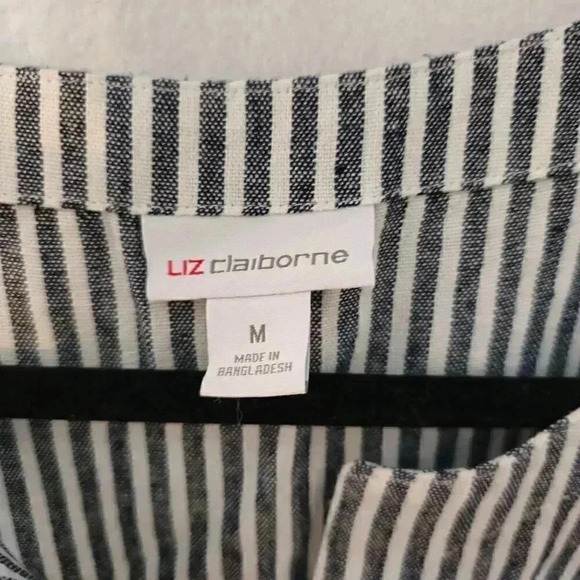 ♥Liz Claiborne linen/ rayon Top NWT - Picture 5 of 8